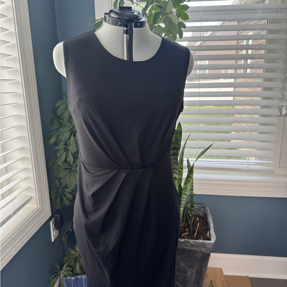 Kardashian Kollection Black Midi Dress